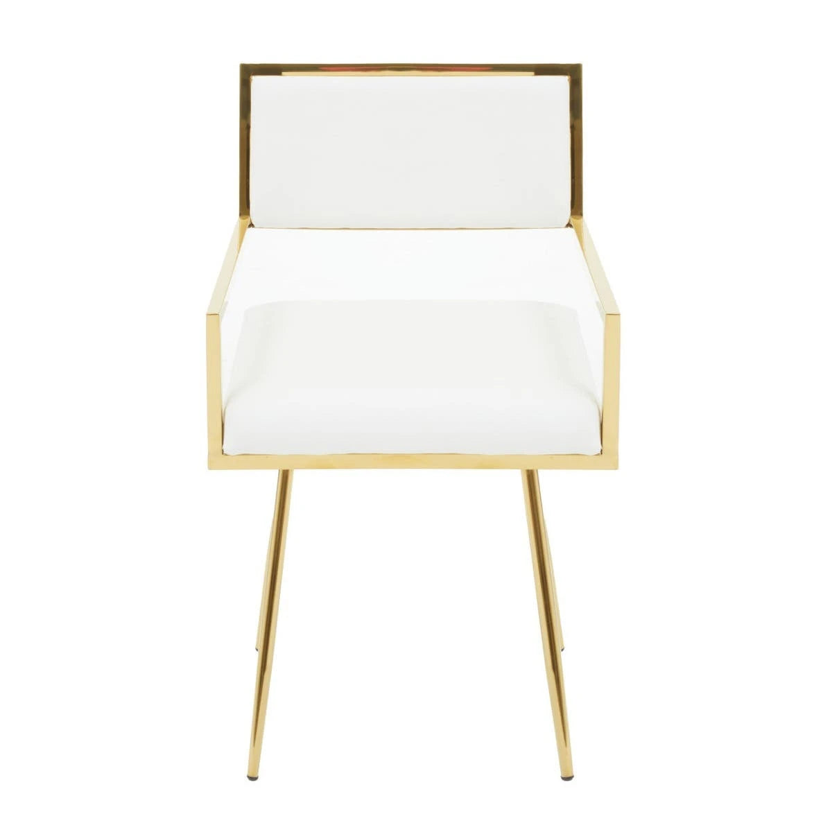 Azalea Ivory Faux Leather Dining Chair