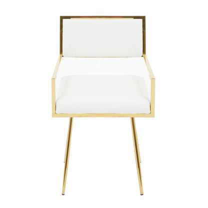 Azalea Ivory Faux Leather Dining Chair