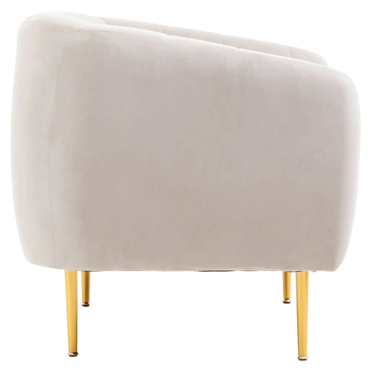 Yasmeen Silver Grey Velvet Armchair