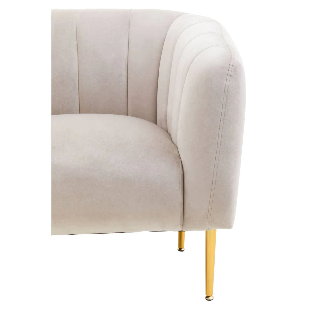 Yasmeen Silver Grey Velvet Armchair