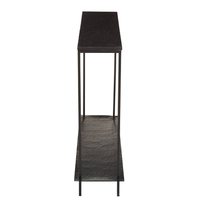 Templar Black Marble Console Table