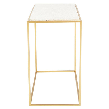 Templar Gold Finish Console Table