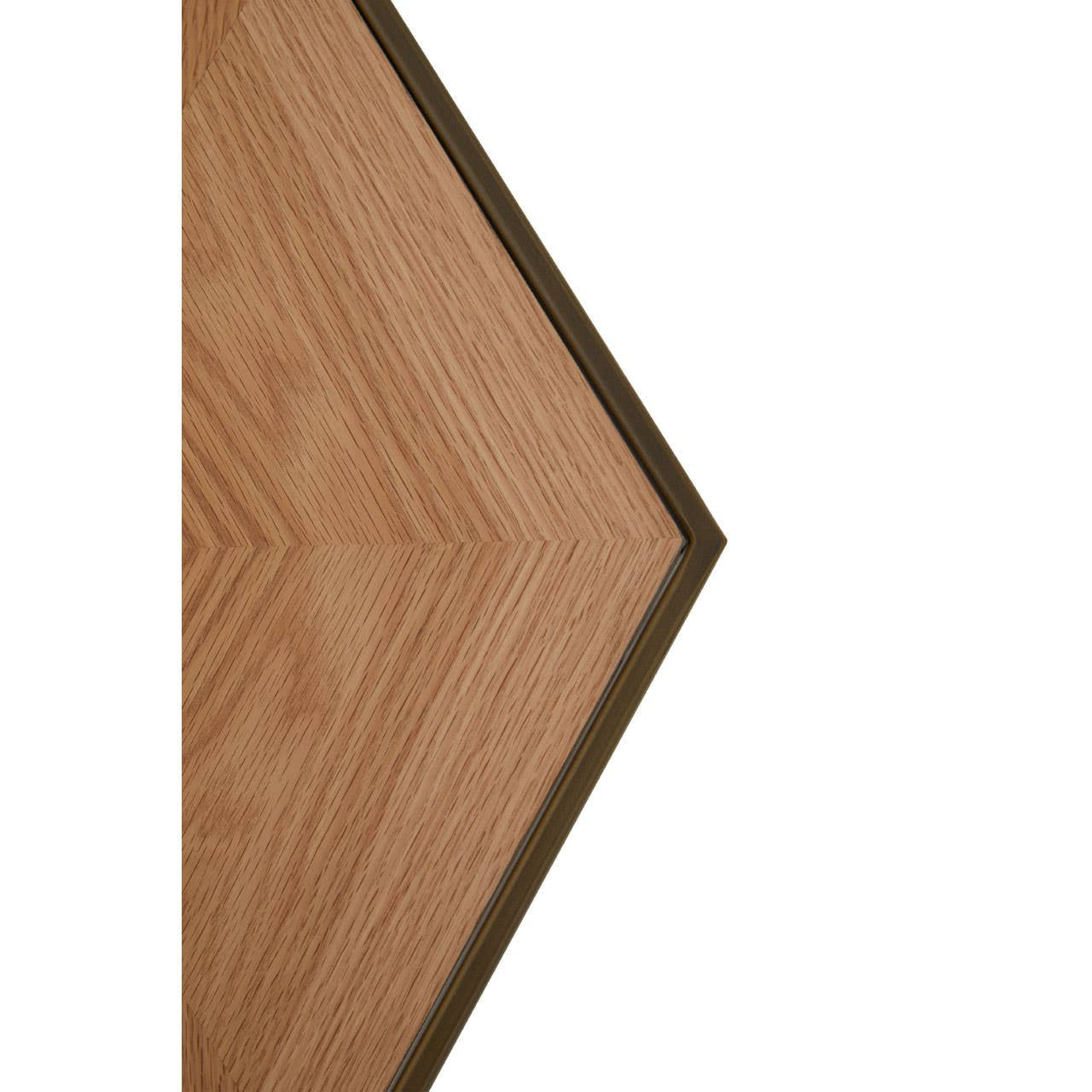 Grenoble Hexagonal Oak Veneer Coffee Table