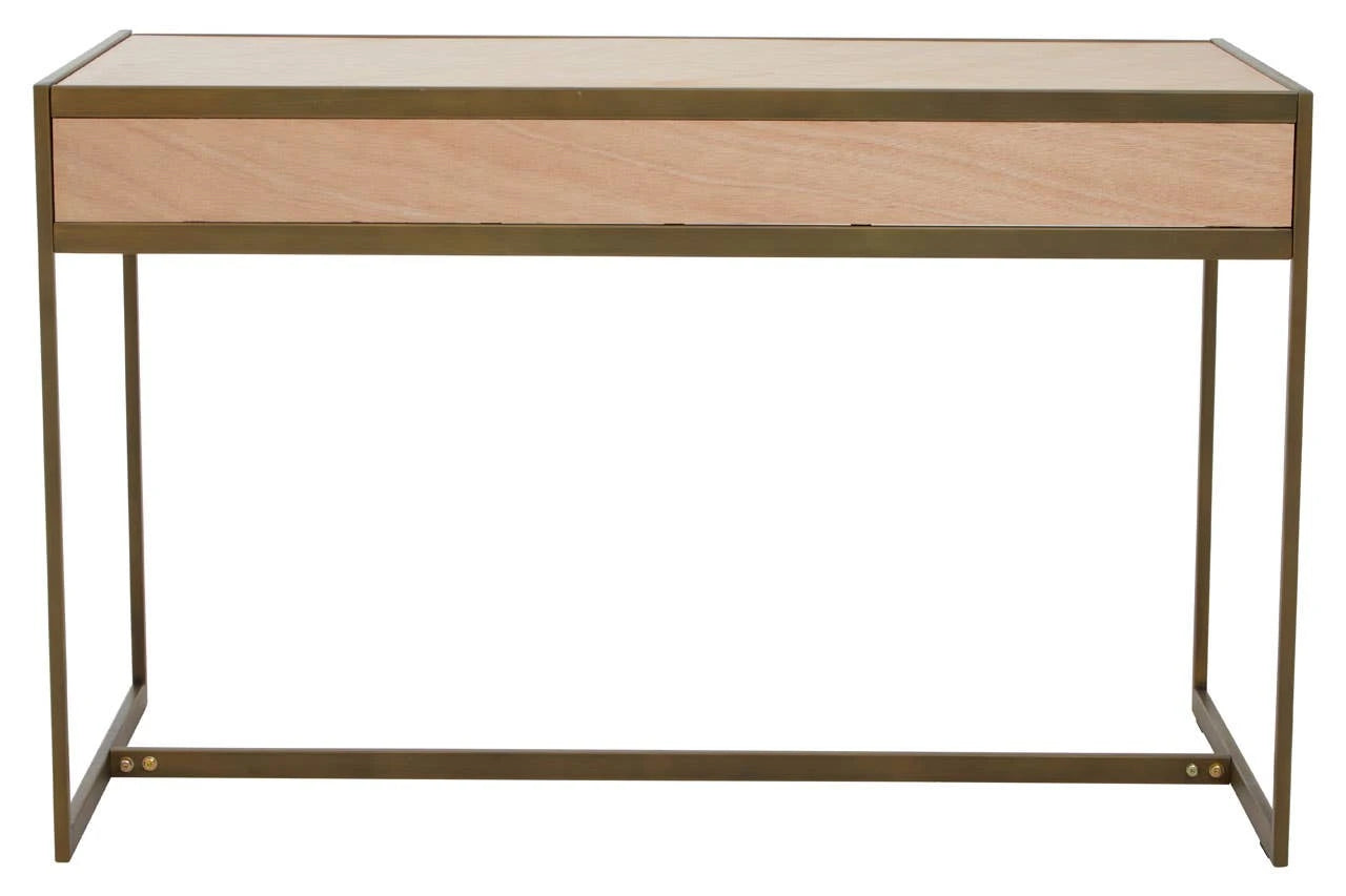 Grenoble Oak Veneer 2 Drawer Desk