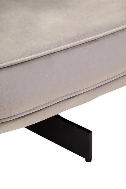 Hale Grey Velvet Swivel Chair
