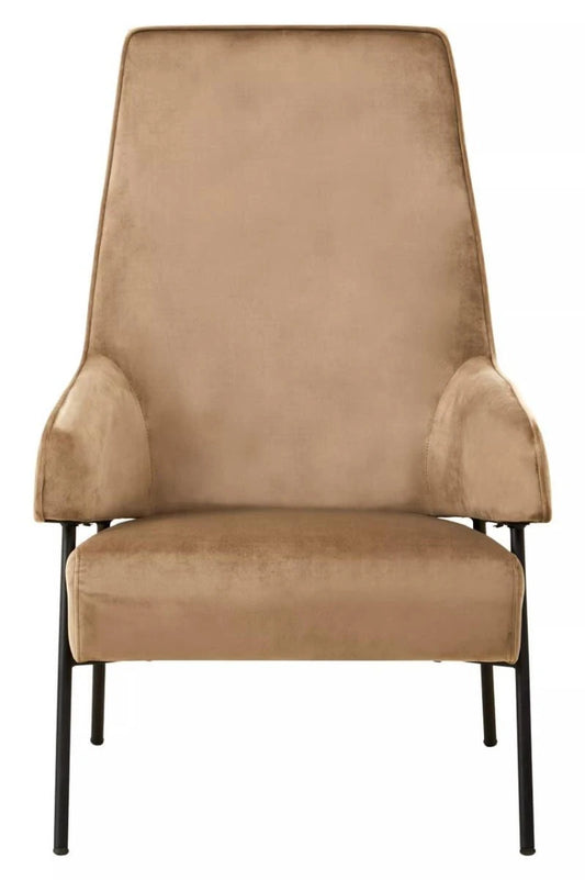 Henia Mink Velvet Chair