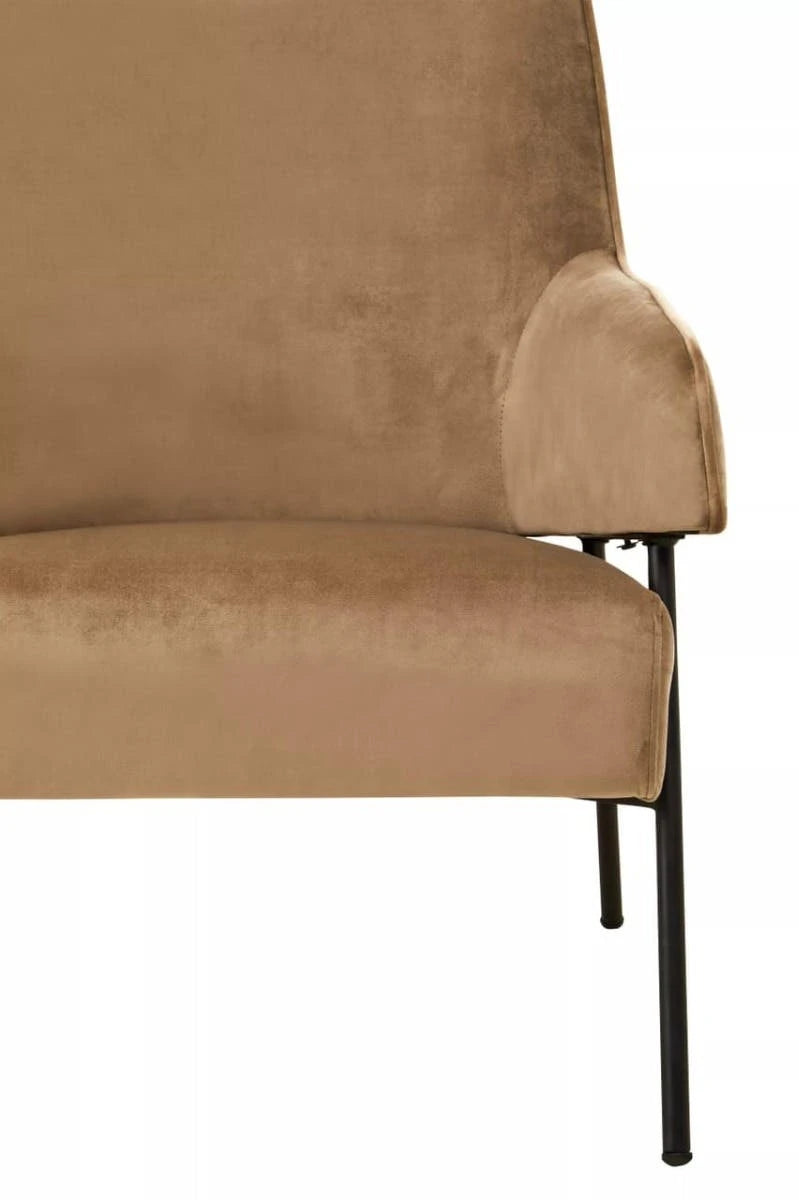 Henia Mink Velvet Chair