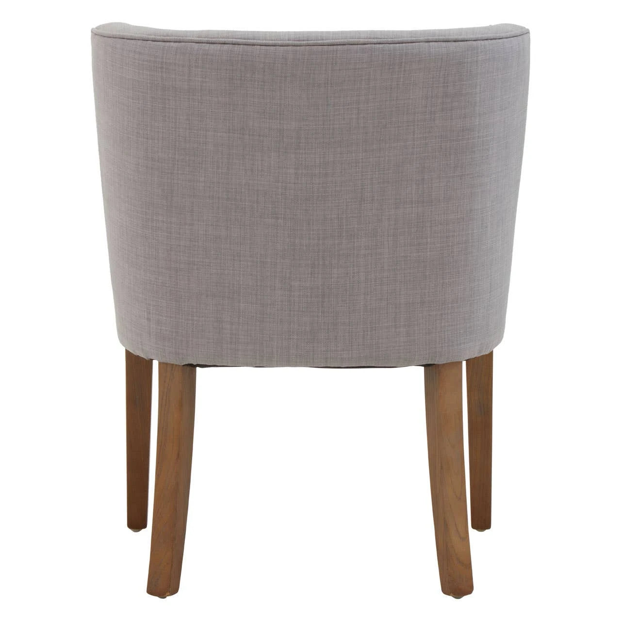 Parkside Grey Fabric Curved Dining Chair