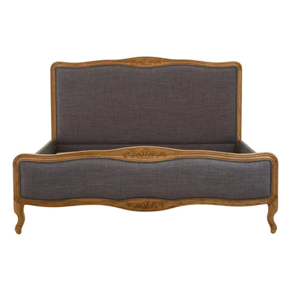 Parkside Grey Fabric Super Kingsize Bed