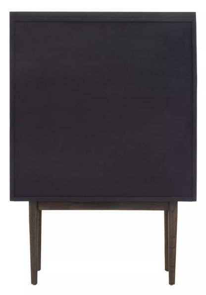 Lucca Recycled Dark Oak Wood Cabinet