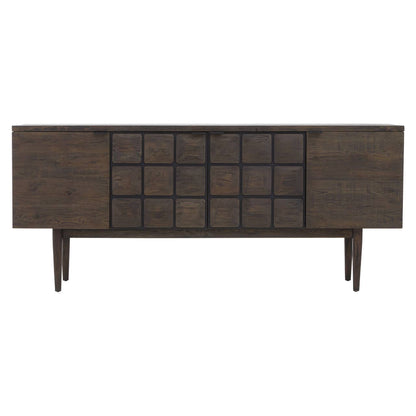 Lucca Recycled Dark Oak Wood Sideboard