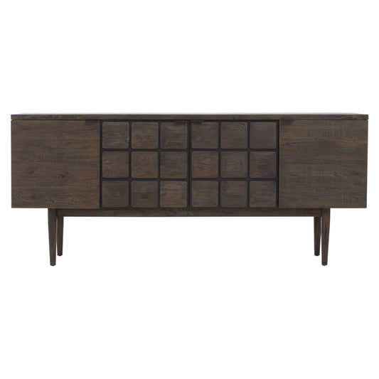 Lucca Recycled Dark Oak Wood Sideboard