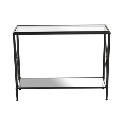 Axis Console Table With Black Finish Frame