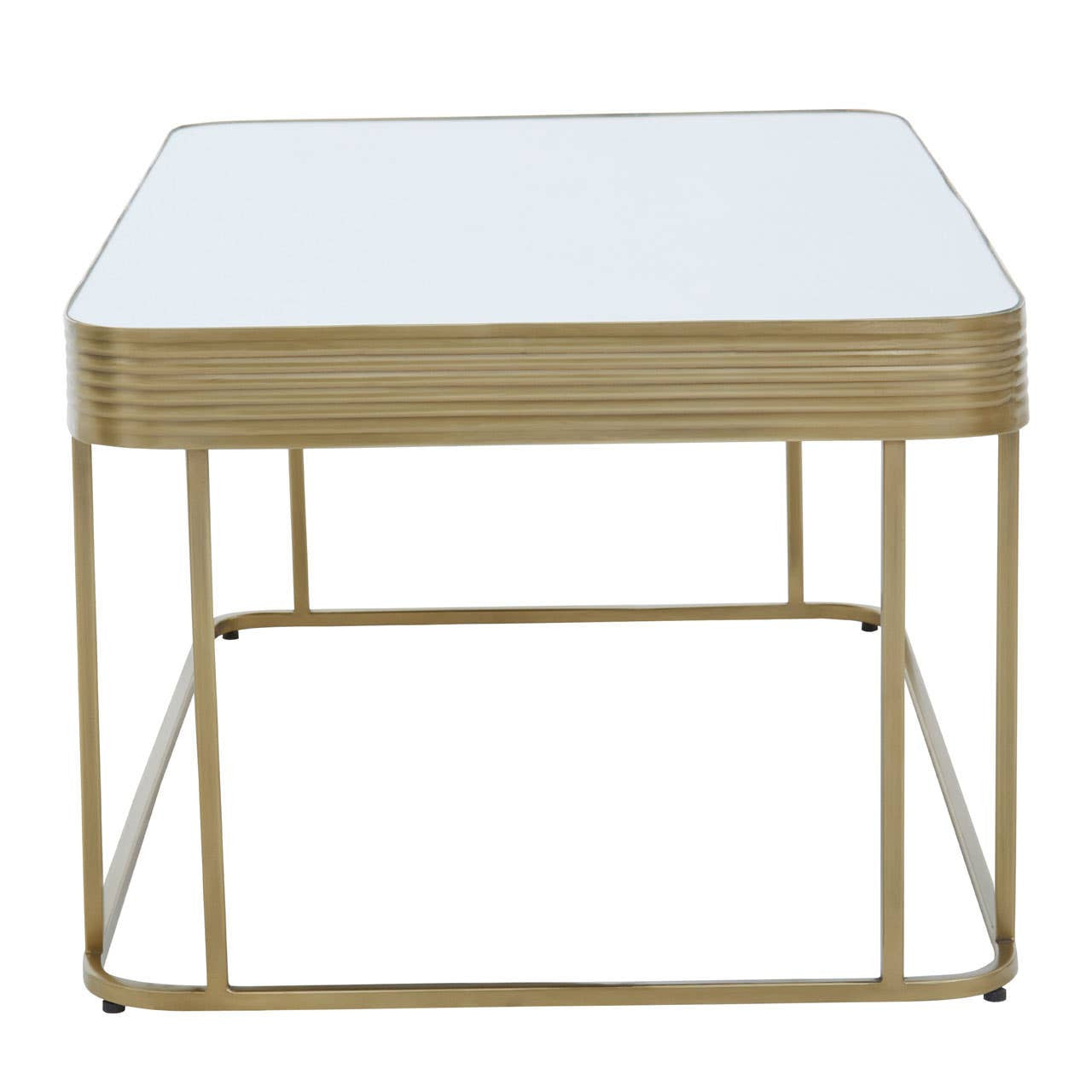 Ella Gold Coffee Table with Mirror Top