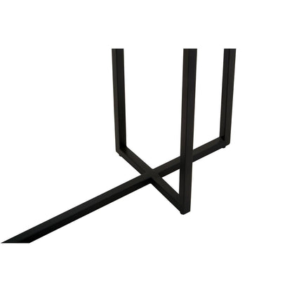 Cercle Smoked Mirror 2 Tier Console Table