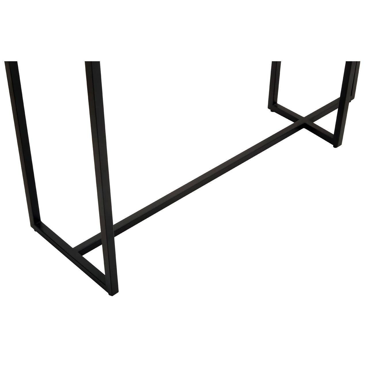 Cercle Smoked Mirror 2 Tier Console Table