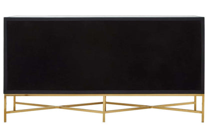 Cadiz Grey Shagreen Effect 4 Door Sideboard