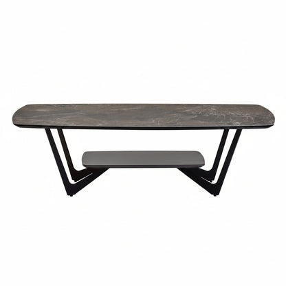 Imperia Grey Ceramic Marble Effect Coffee Table