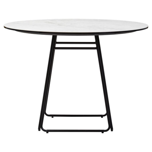 Imperia Ceramic Marble Effect Round Dining Table