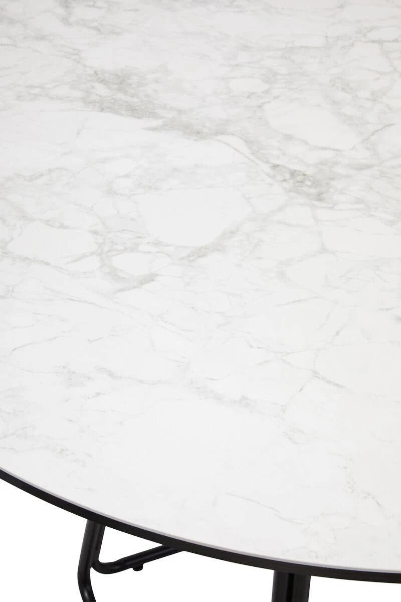 Imperia Ceramic Marble Effect Round Dining Table