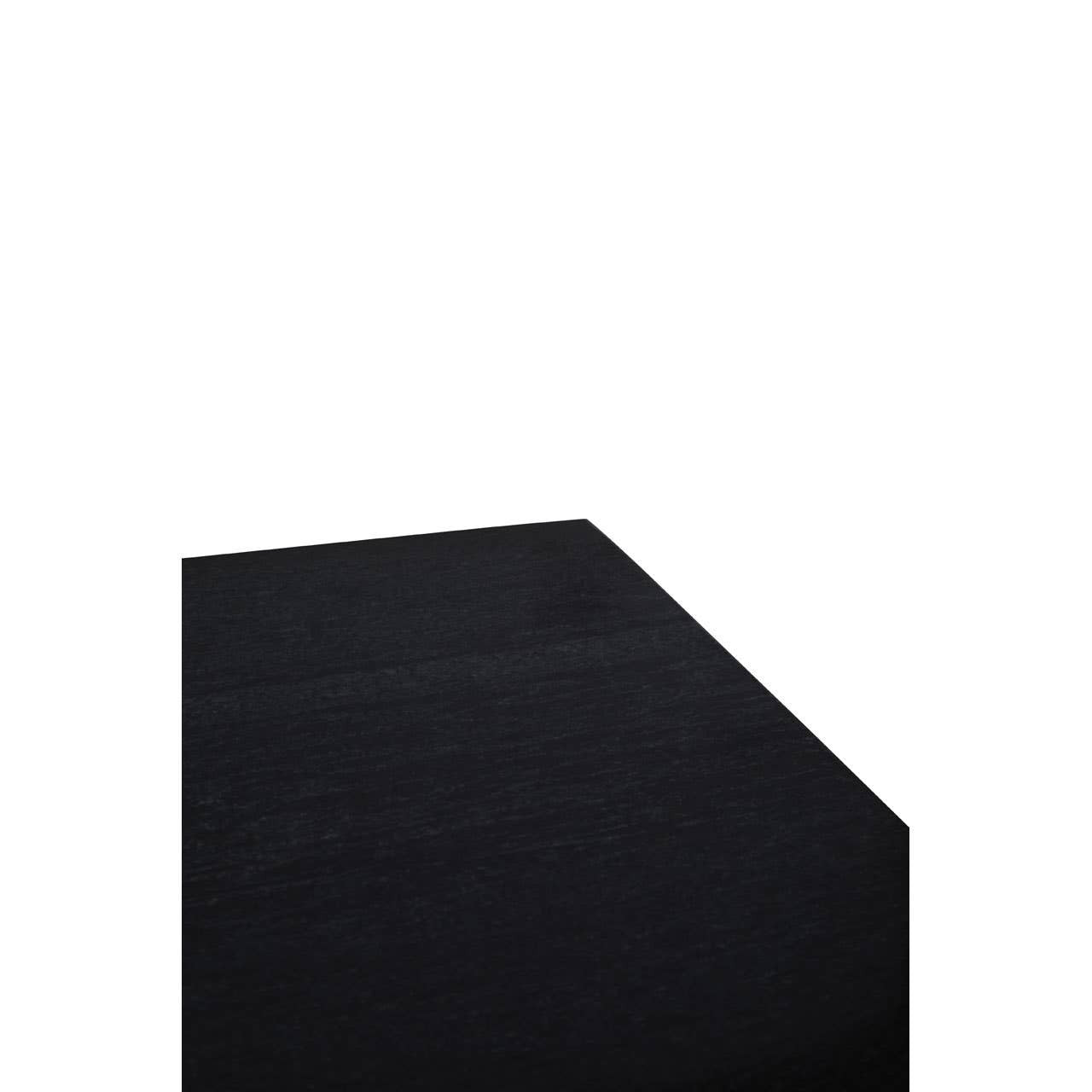 Varana Black Marble Top Console Table With Gold Iron Frame