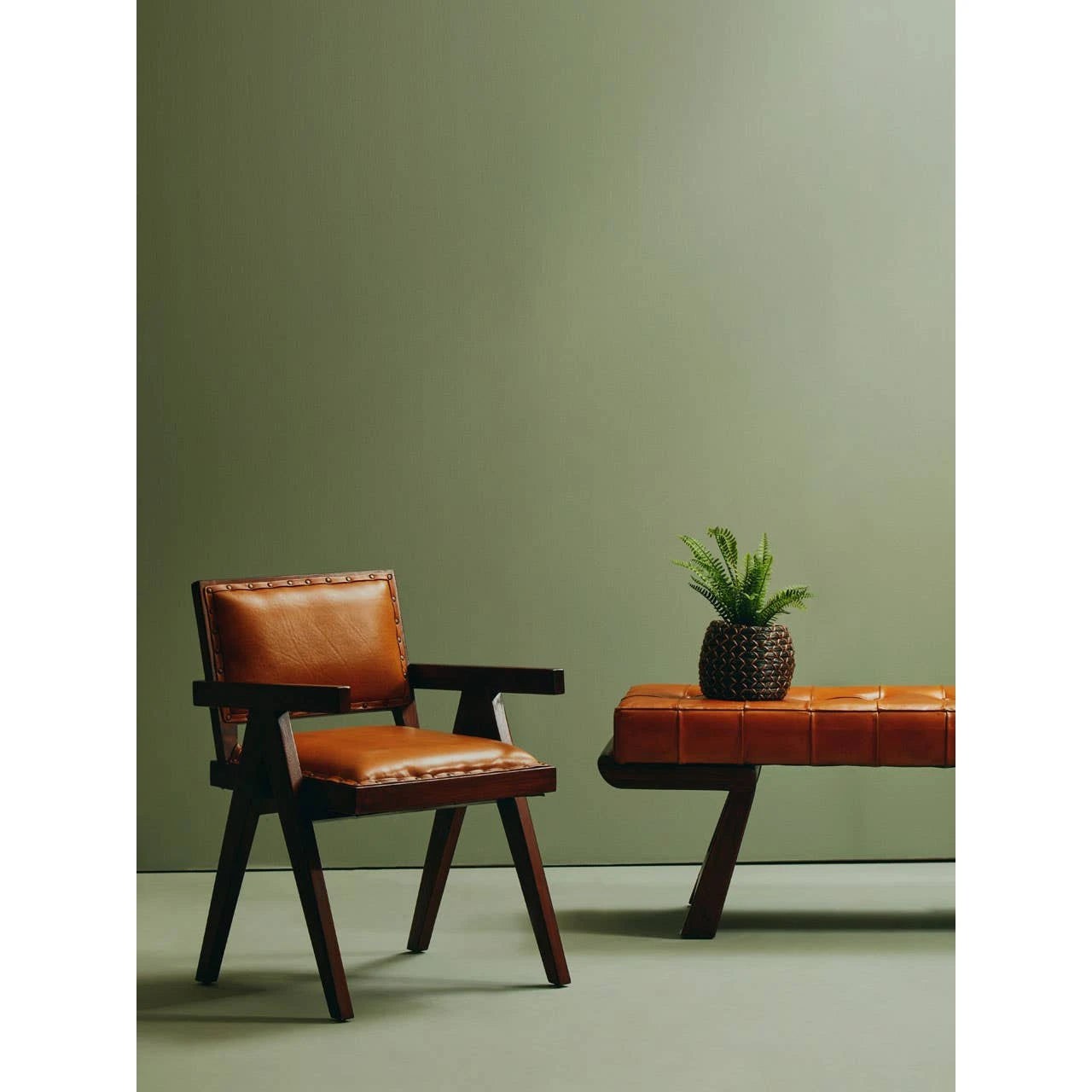 Inca Bench with Angular Base