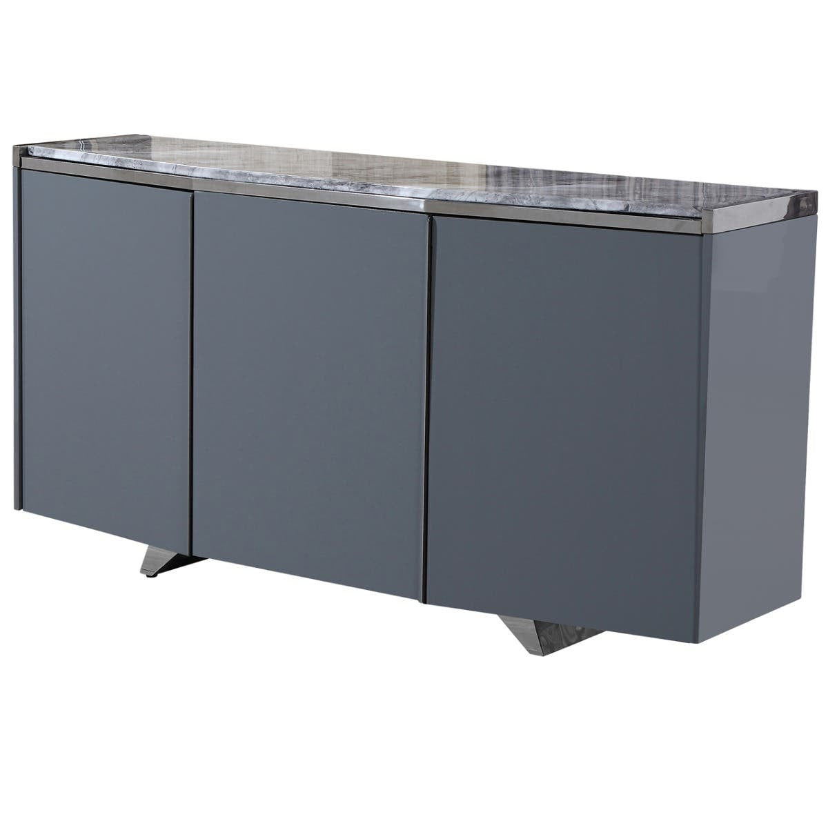 Saronno Grey Marble Top Sideboard