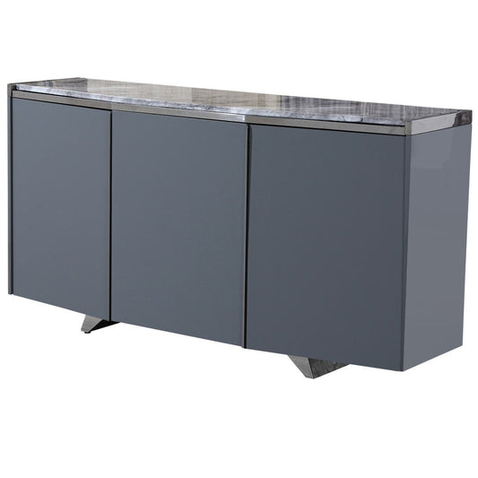 Saronno Grey Marble Top Sideboard