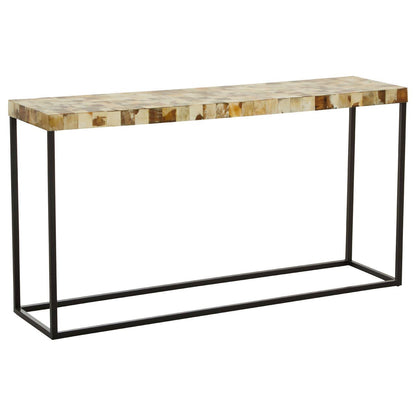 Obra Cream Mother of Pearl Console Table