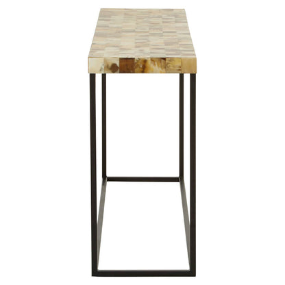 Obra Cream Mother of Pearl Console Table