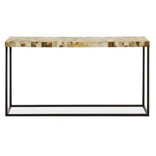 Obra Cream Mother of Pearl Console Table