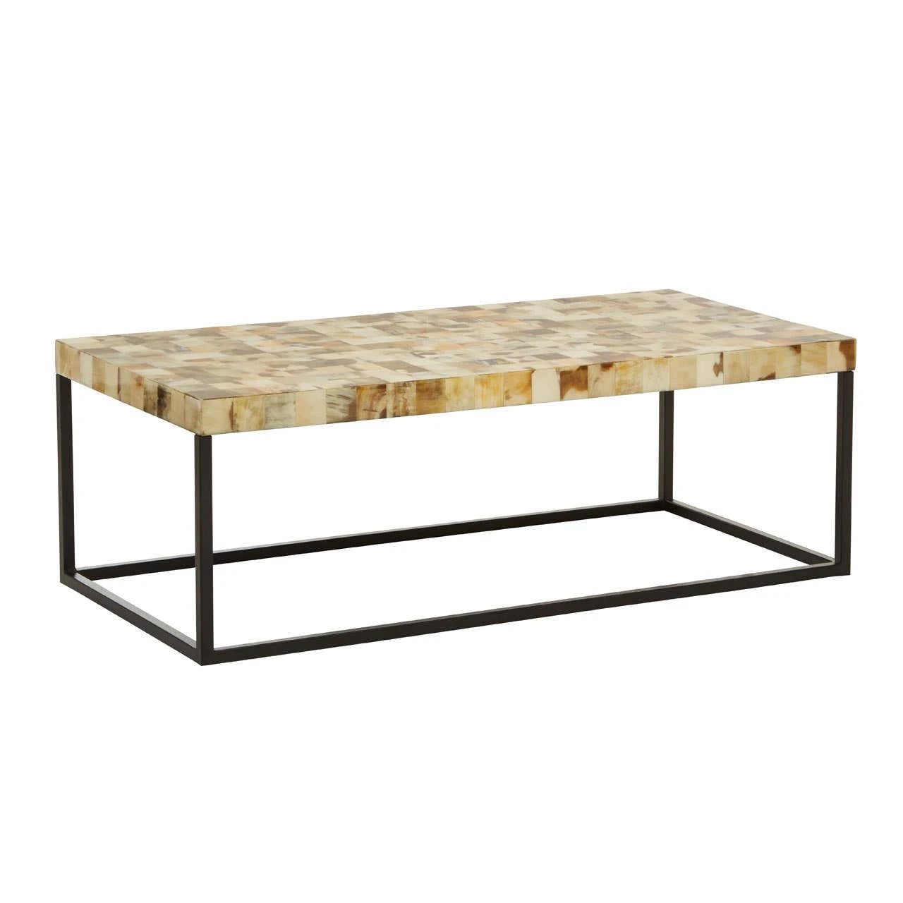 Obra Cream Mother of Pearl Rectangle Coffee Table