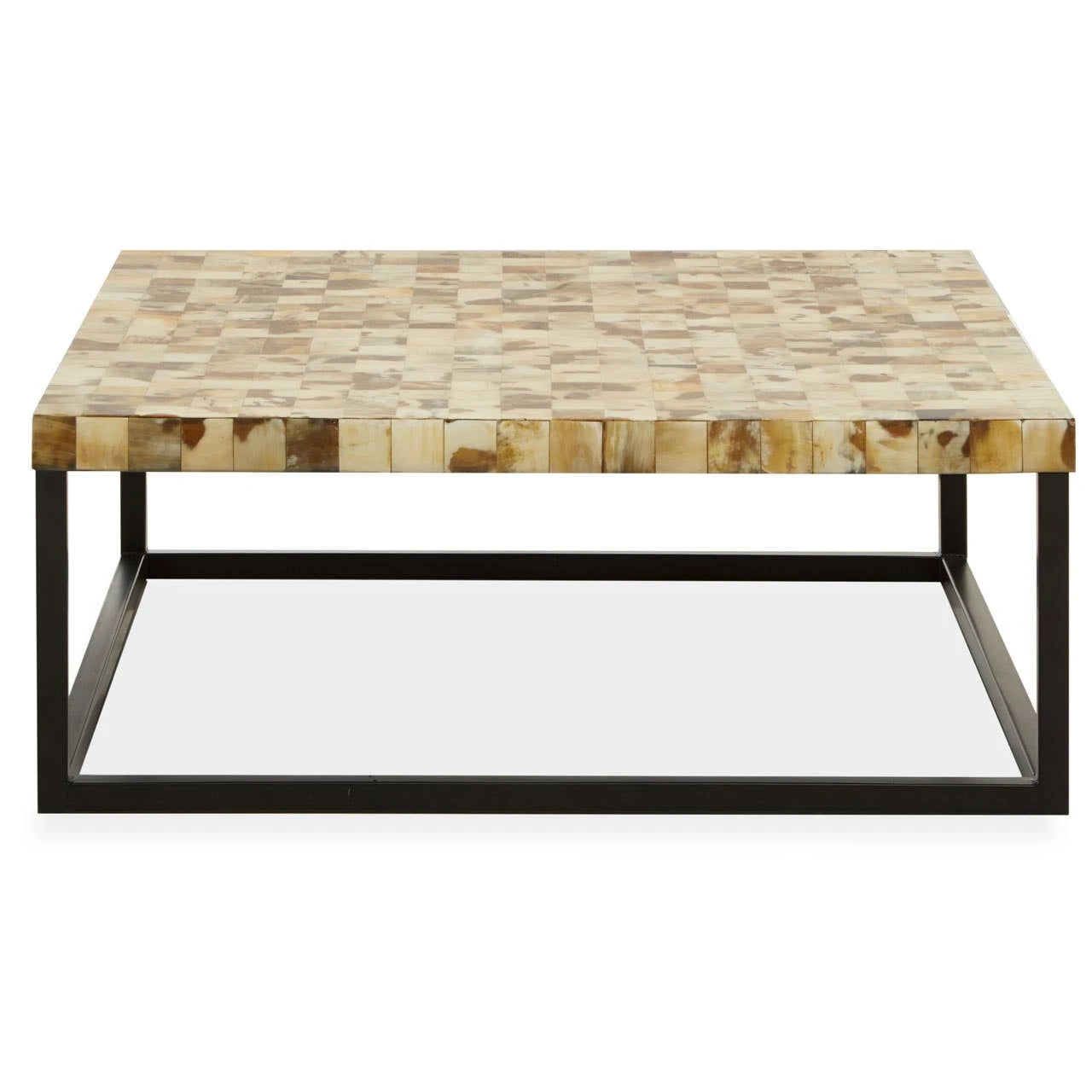 Obra Cream Mother of Pearl Square Coffee Table