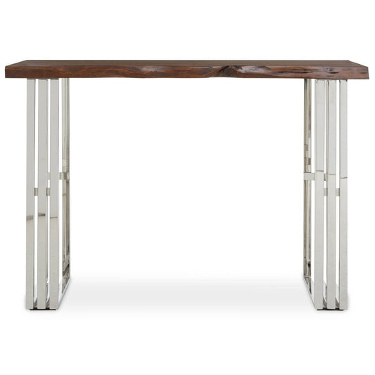 Hampstead Natural And Silver Console Table