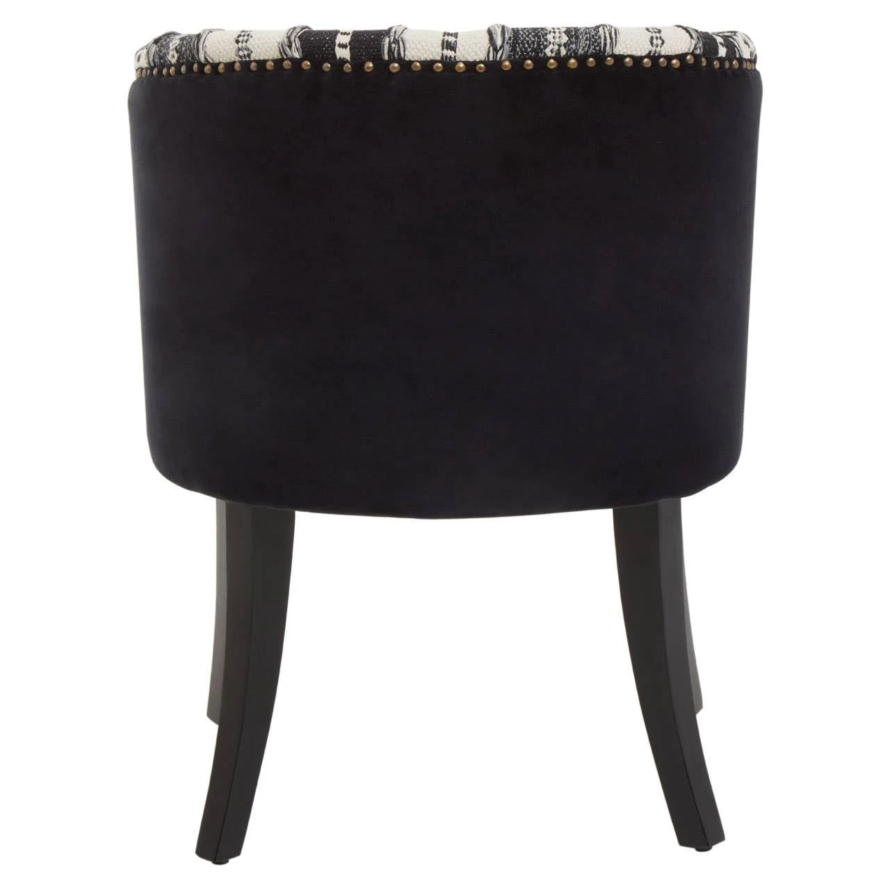 Cefena Black and White Chair