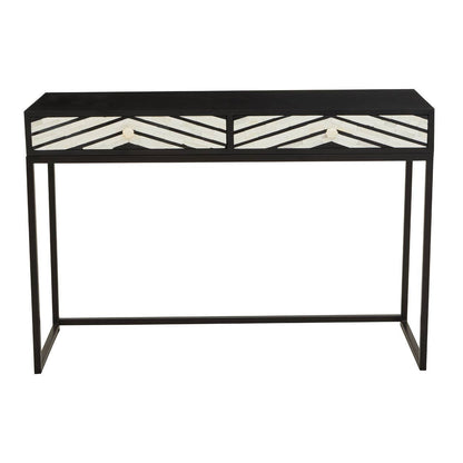 Fusion Two Drawers with Bone Inlay Console Table