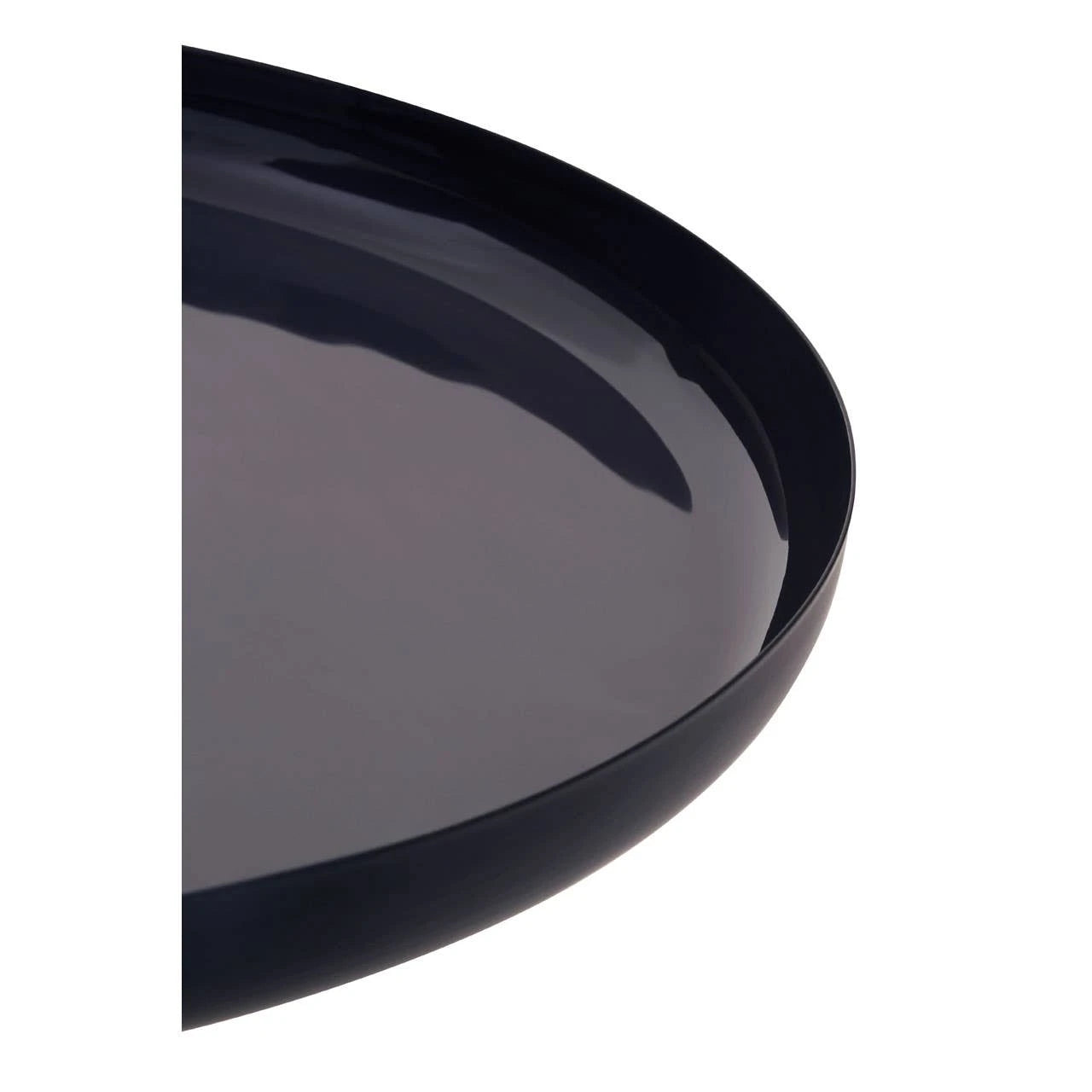 Amira Set Of Three Gold And Black Tray Side Tables