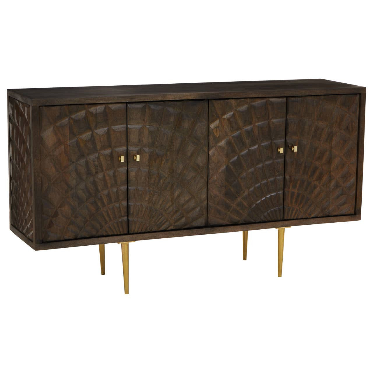 Sipari 4 Door Mango Wood Sideboard