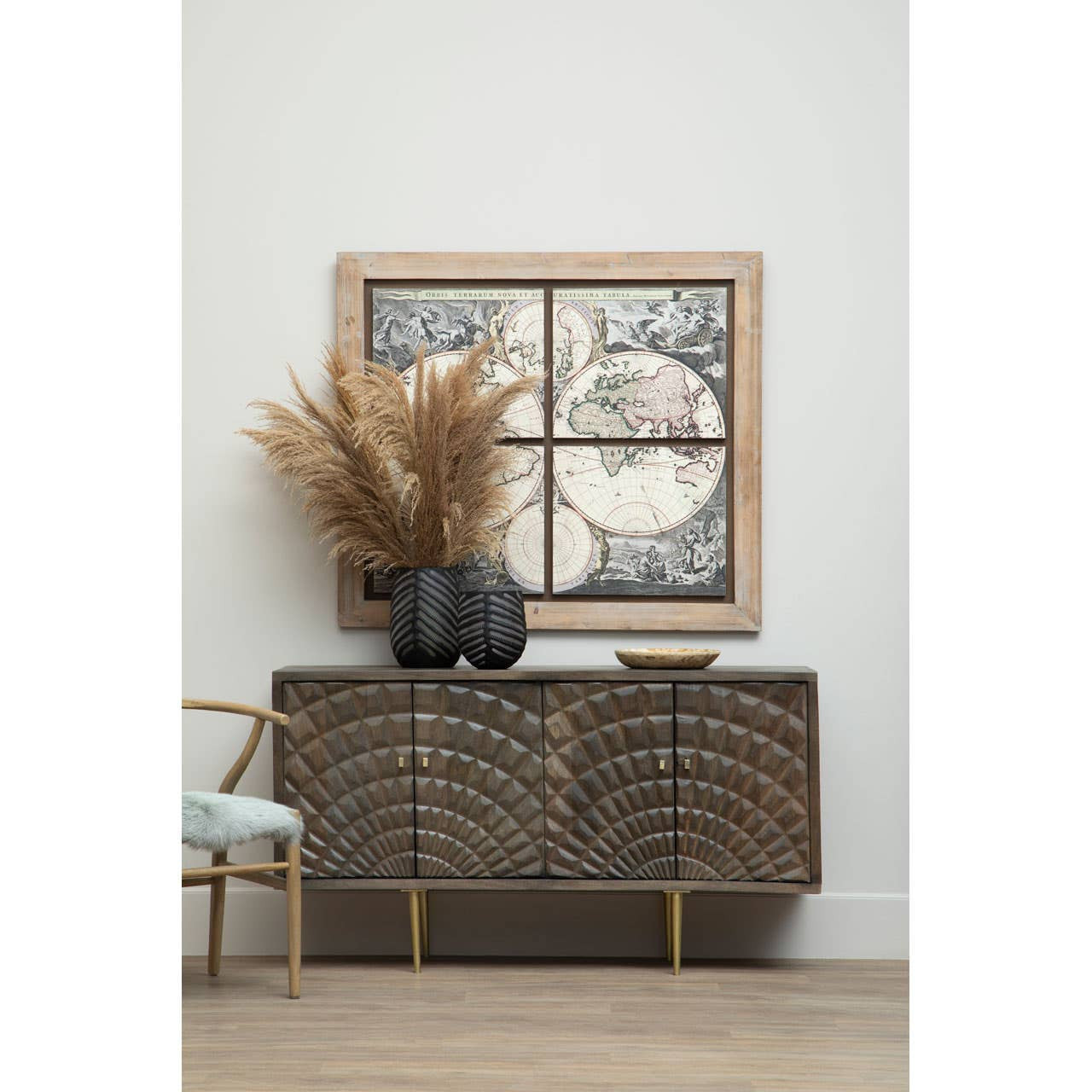 Sipari 4 Door Mango Wood Sideboard