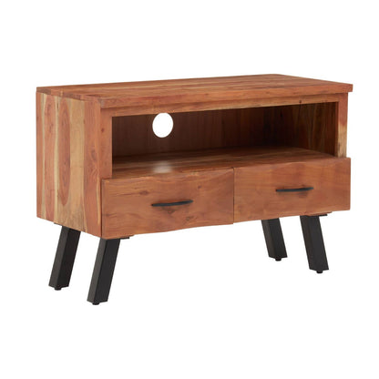 Nashik Two Drawer Acacia Media Unit