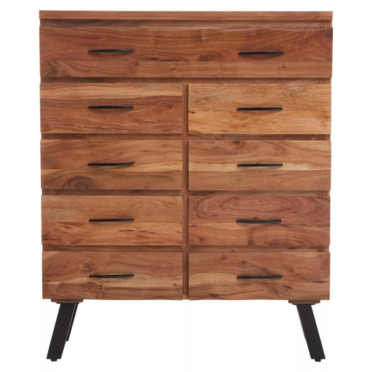 Nashik 9 Drawer Acacia Chest