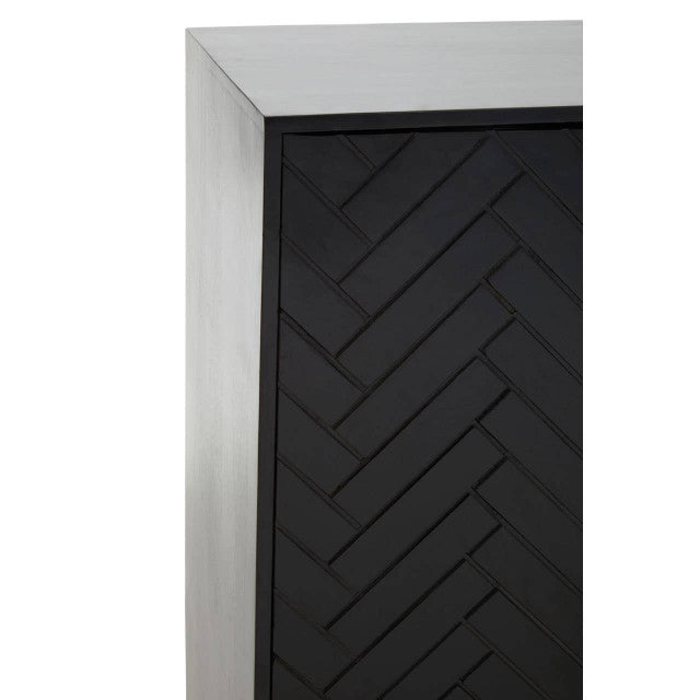 Kochi Black Mango Wood Cabinet
