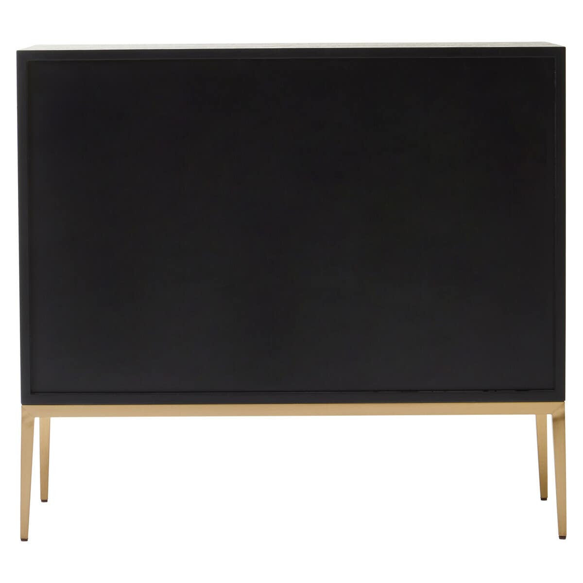 Davoli Black and Gold Two Door Sideboard