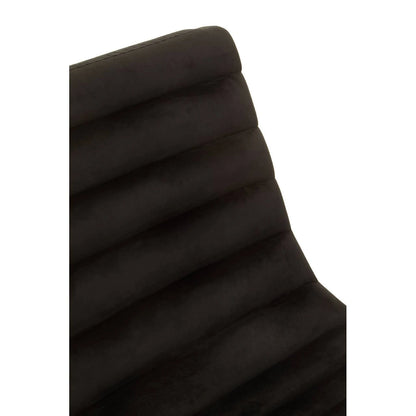 Vogue Black and Gold Lounge Chair