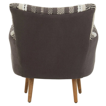 Cefena Grey And White Chair