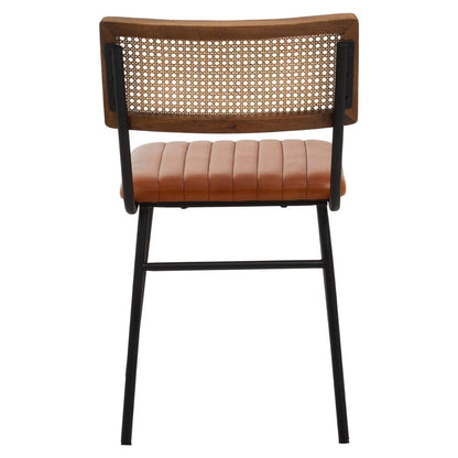 Buffalo Tan Leather Dining Chair