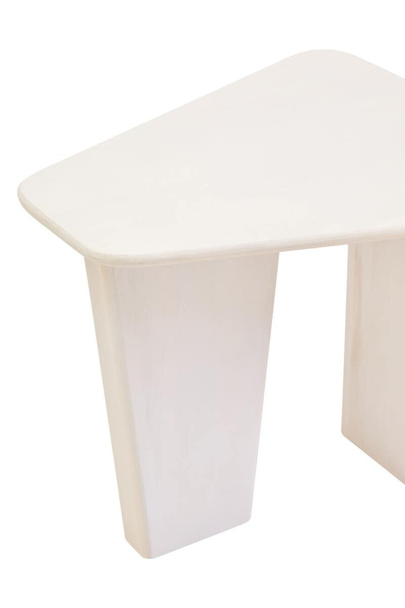 Whitewash Mango Wood Coffee Table