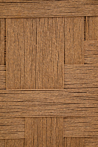 Teora Mango Wood Paper Rope Detail Four Door Sideboard