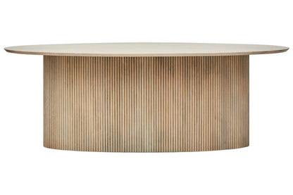 Torello Grey Mango Wood Oval Dining Table