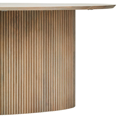 Torello Grey Mango Wood Oval Dining Table